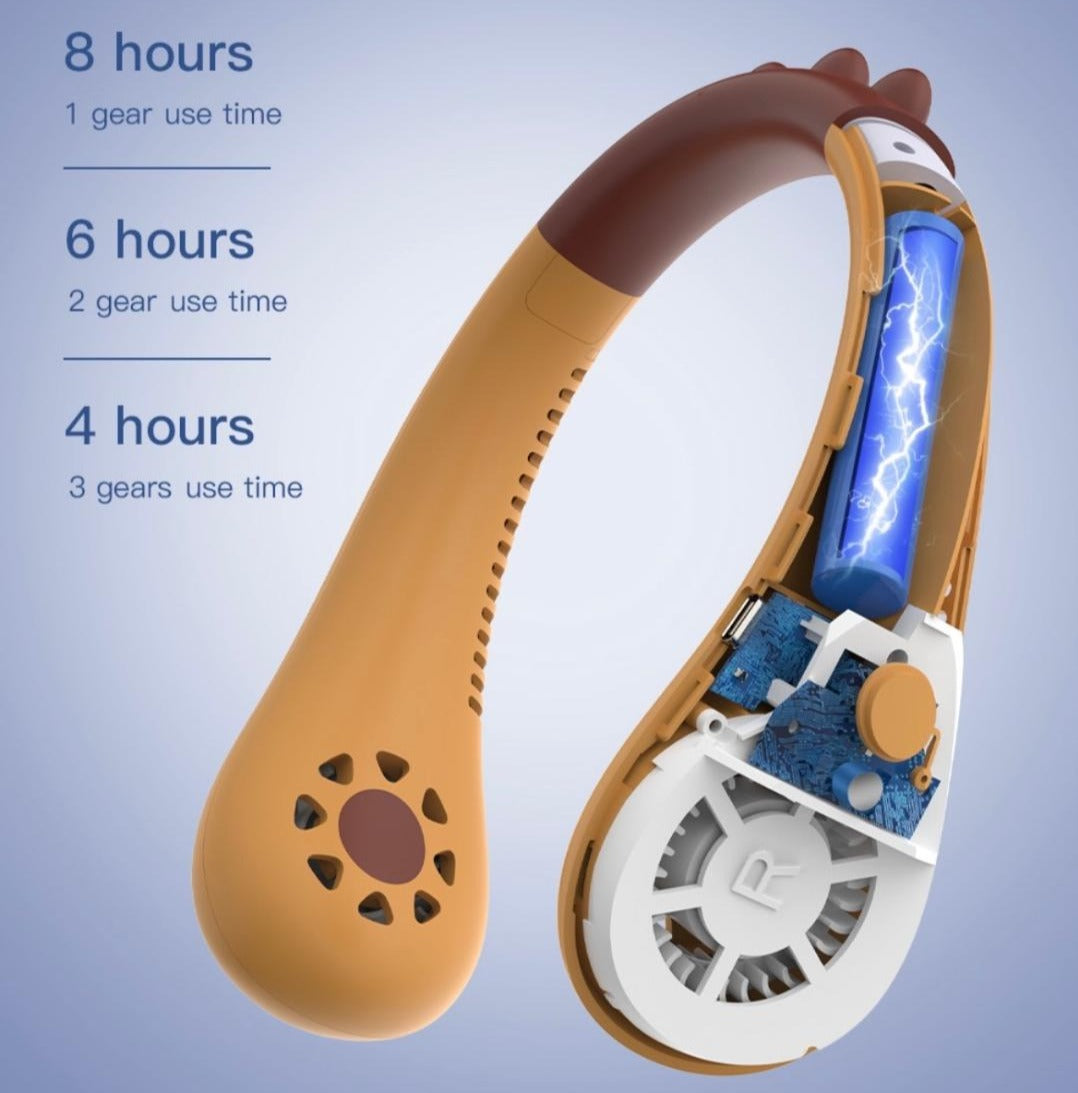 Children's Portable Bladeless Neck Fan